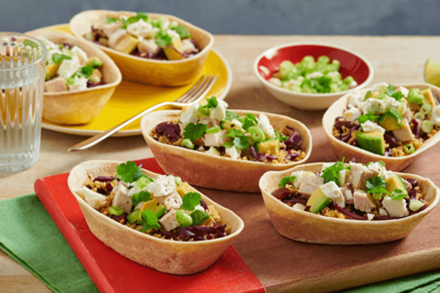 Barquitas au poulet et aux légumes Old El Paso